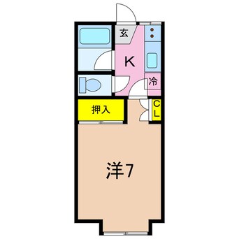 間取図 野島ハイツⅡ