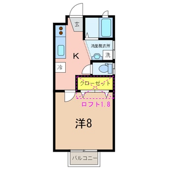 間取図 ビューハイツＢ