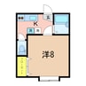 ハイツエルム 1Kの間取り