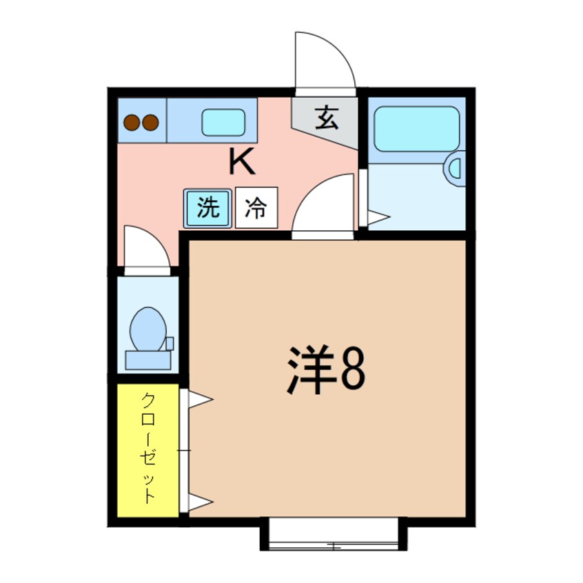 間取図 ハイツエルム