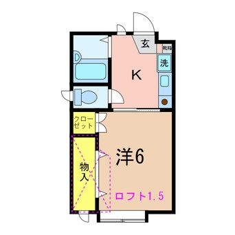 間取図 第二太陽コーポ