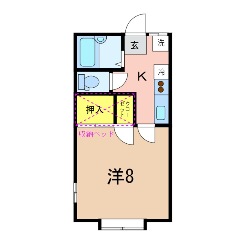 間取図 第1みどり