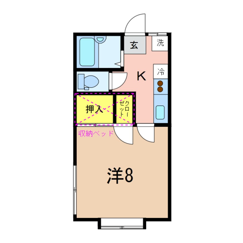 間取図 第1みどり