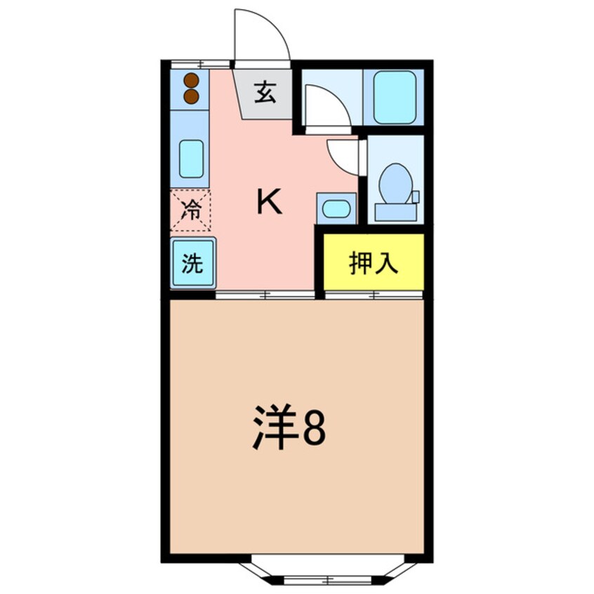 間取図 コーポこすも