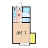 ハイツブリッジ 1Kの間取り