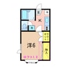 ホワイトバーチ 1Kの間取り