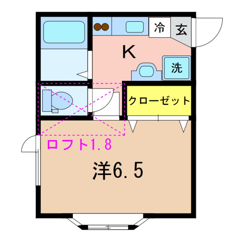 間取図 ポプラ