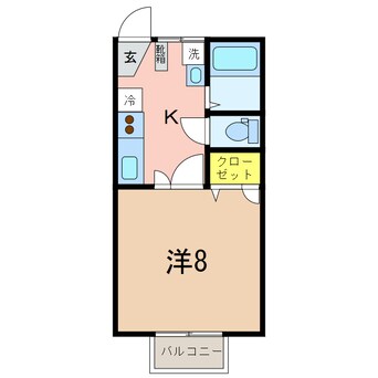 間取図 コーポ白馬