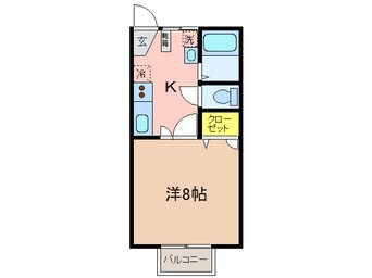 間取図 コーポ白馬