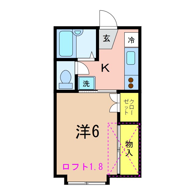 間取り図 プラザ・ドゥ・フレ