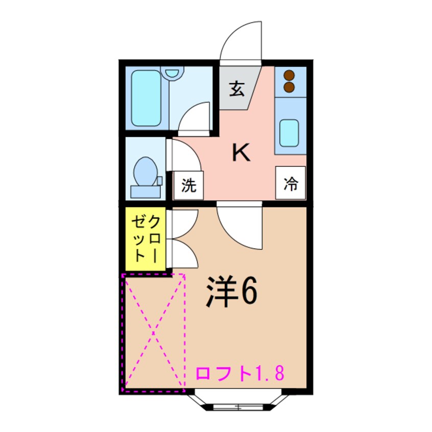 間取図 ハイツインプレス