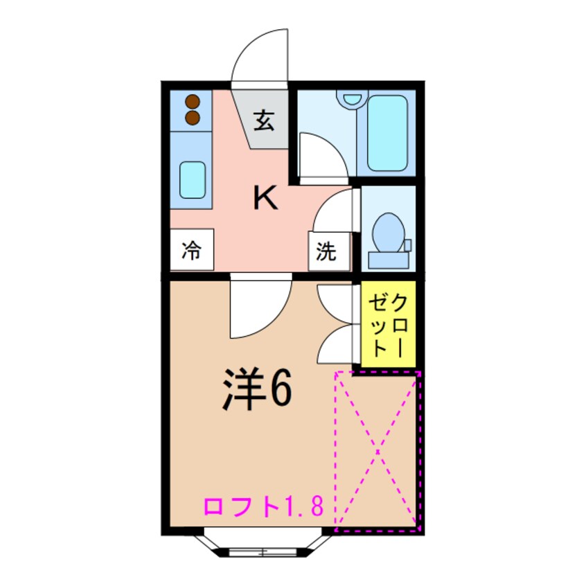 間取図 ハイツインプレス