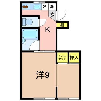 間取図 コーポピープルⅡ