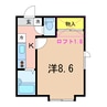 ハイツプレーン 1Kの間取り