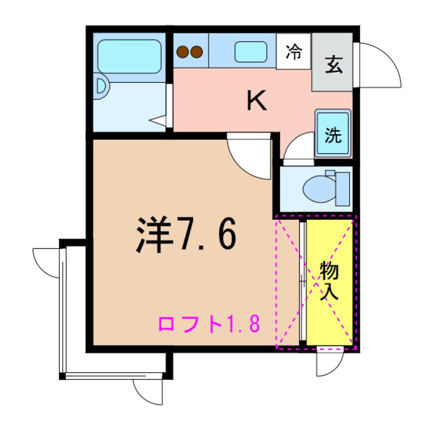 間取図 ハイツマロニエ