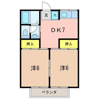 間取図 コーポ佐々木