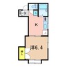 コーポＩＴＯＨ 1Kの間取り