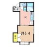 コーポＩＴＯＨ 1Kの間取り