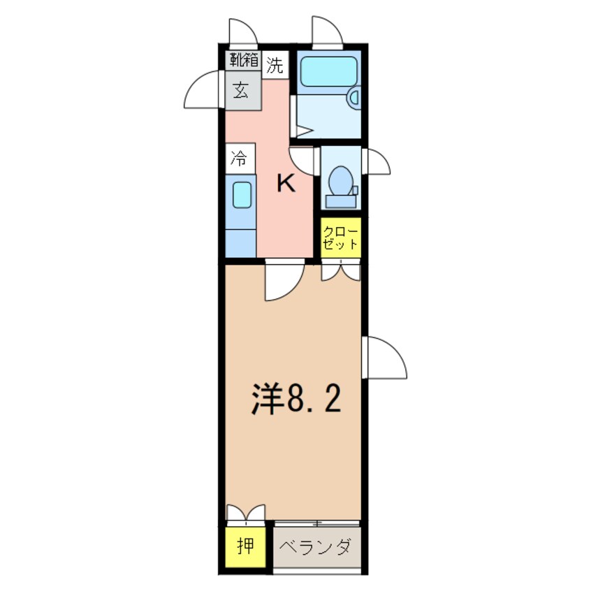 間取図 ミルキーウェイ