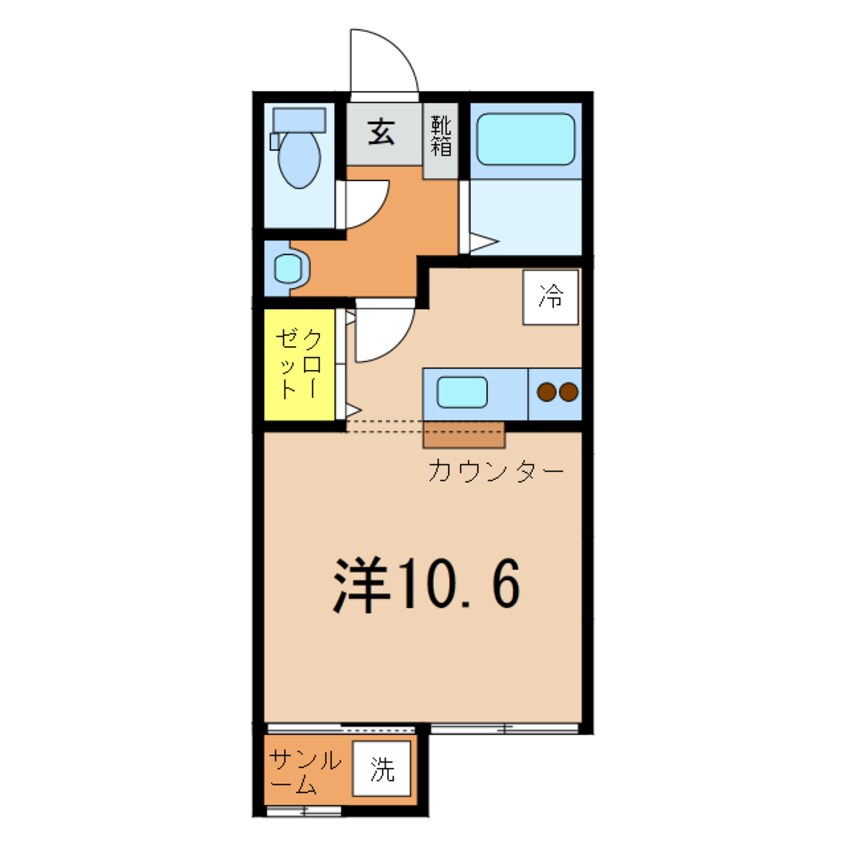 間取図 ビューハイツＣ
