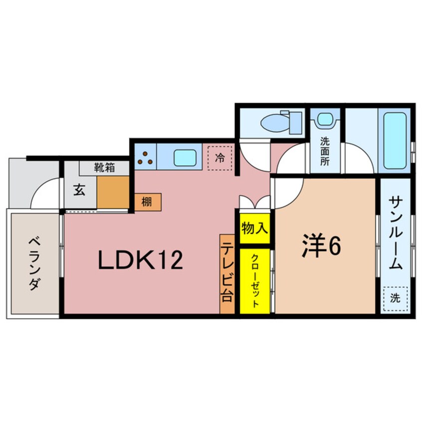 間取図 Forair（フォレア）A