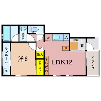 間取図 Forair（フォレア）B