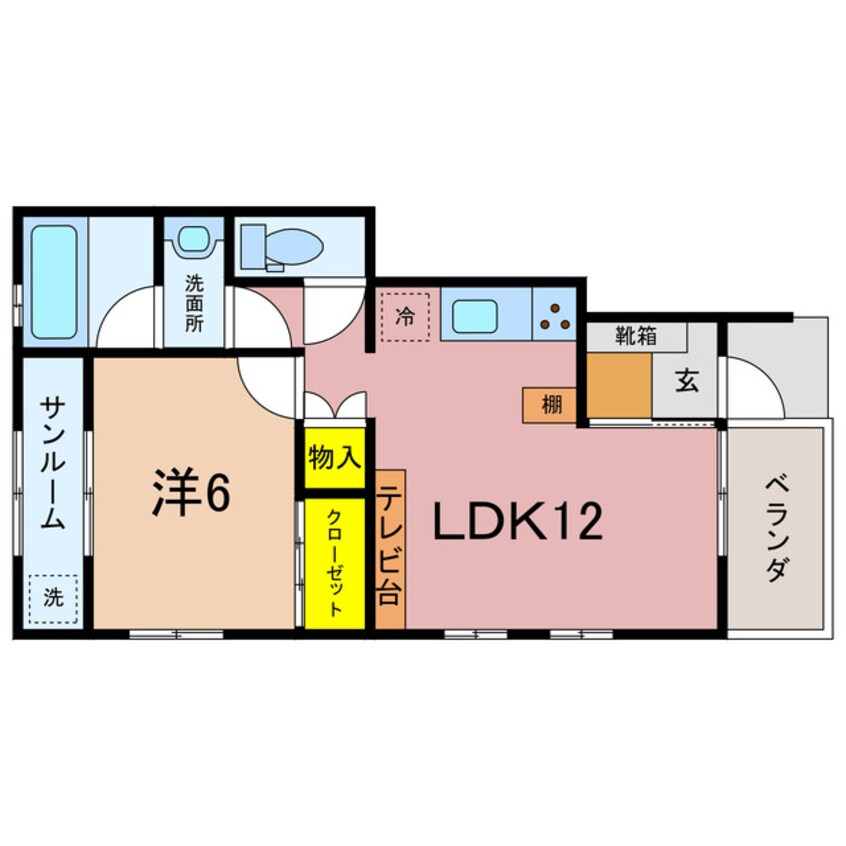 間取図 Forair（フォレア）B