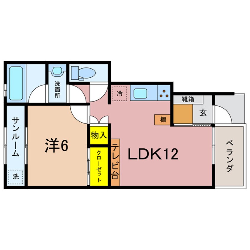 間取図 Forair（フォレア）B