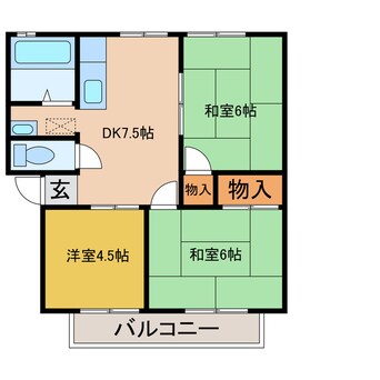 間取図 ユートピア本庄Ａ