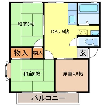 間取図 ユートピア本庄Ａ