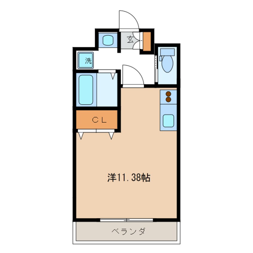 間取図 South450