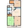 オリンピア東台 3DKの間取り