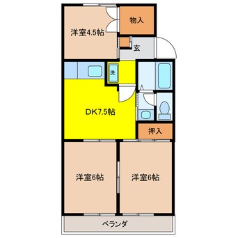 間取図 オリンピア東台