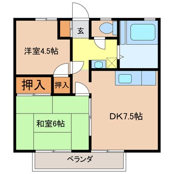 間取図 千代田ハイツ