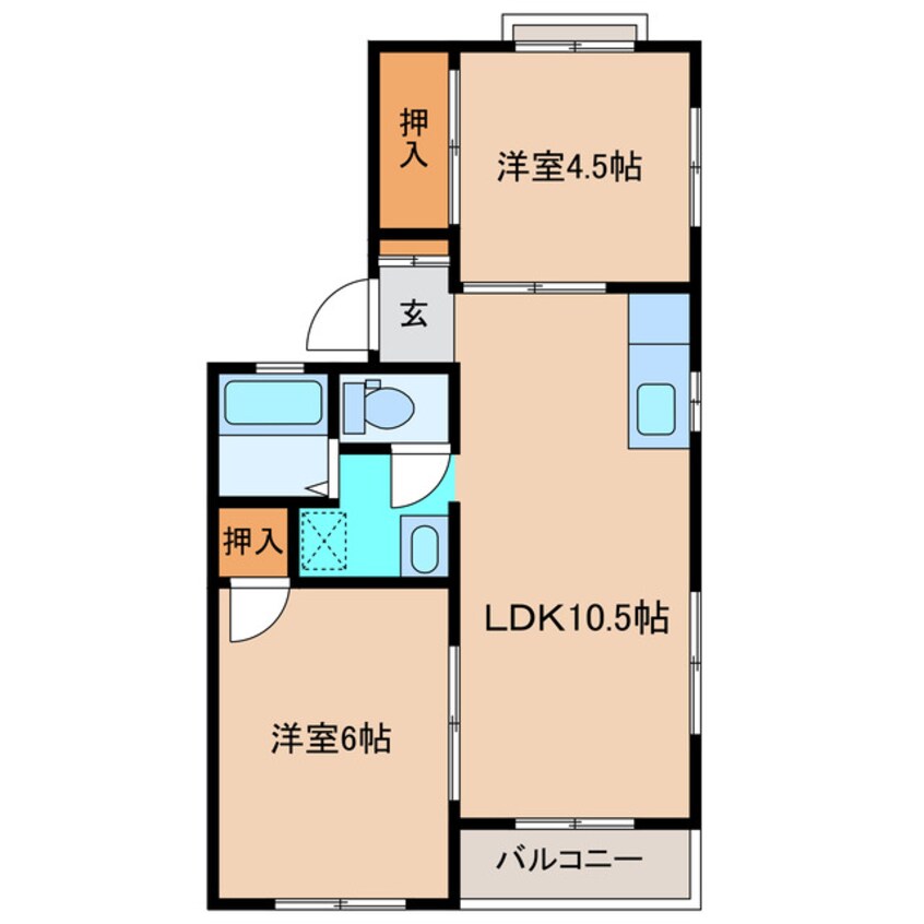 間取図 スティングB