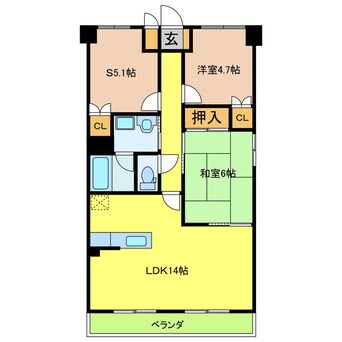 間取図 メルカード本庄