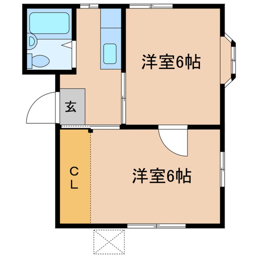 間取図 リーブハイツ