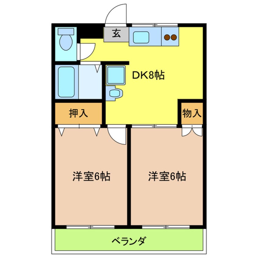 間取図 ＴＳヴィレッジＢ