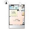 エーデルハイムⅢ 1LDKの間取り