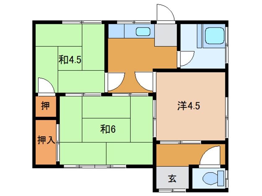 間取図 富士荘