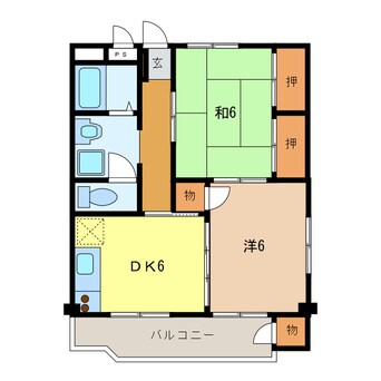 間取図 見福ニューハイツ