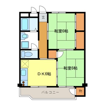 間取図 見福ニューハイツ