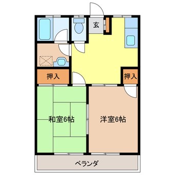 間取図 コーポウィンドミル