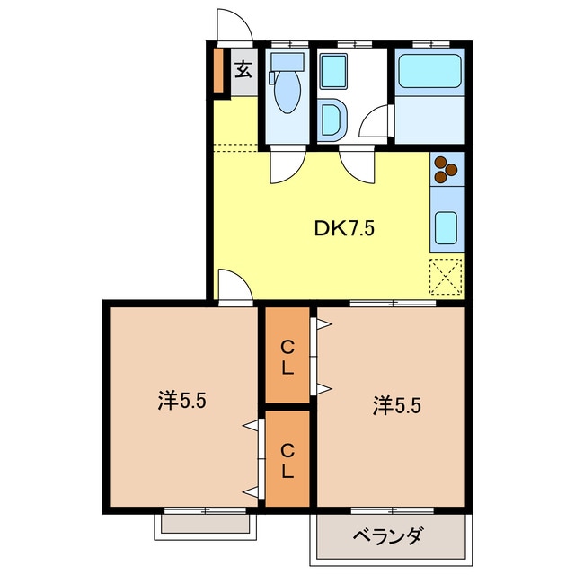 間取り図 セントラルハイツⅡ