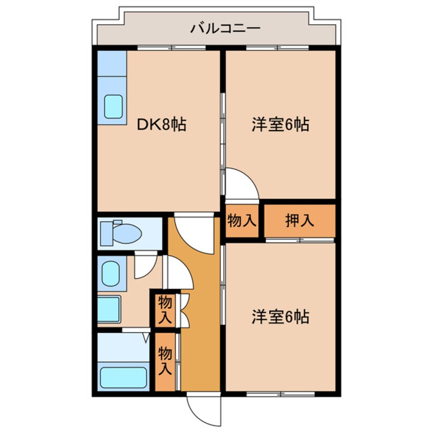 間取図 西野ハイツ