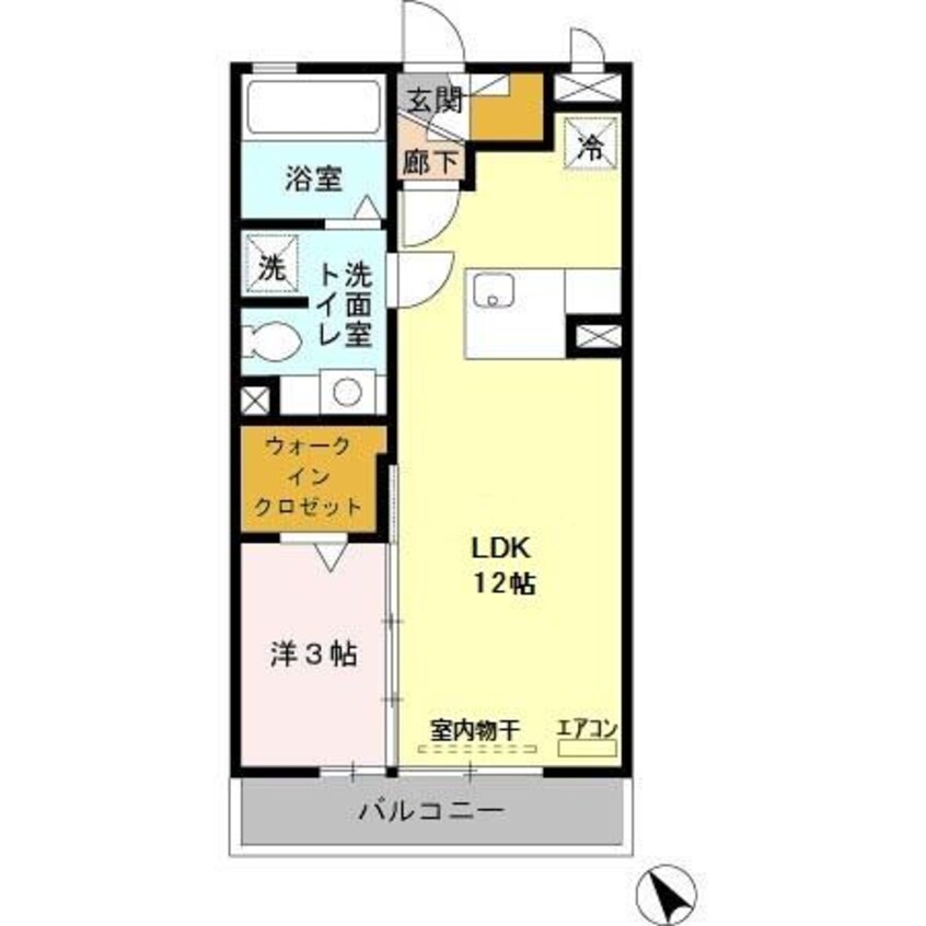 間取図 高崎線/本庄駅 徒歩10分 1階 築17年