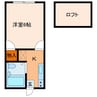 シーパレス神保原Ｂ 1Kの間取り