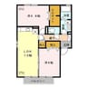 メイスクエアA 2LDKの間取り