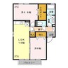 メイスクエアA 2LDKの間取り
