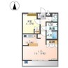 アシューレ 1LDKの間取り